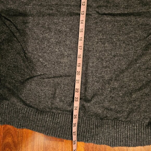 J.Crew Crewneck Sweater – Charcoal Gray | Classic Cotton Essential - Picture 6 of 8